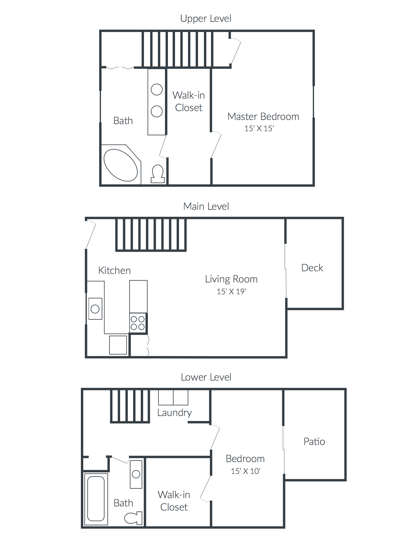 2881-2971 Highbrook Circle 2-3 Beds Townhouse for Rent - Photo Gallery 24
